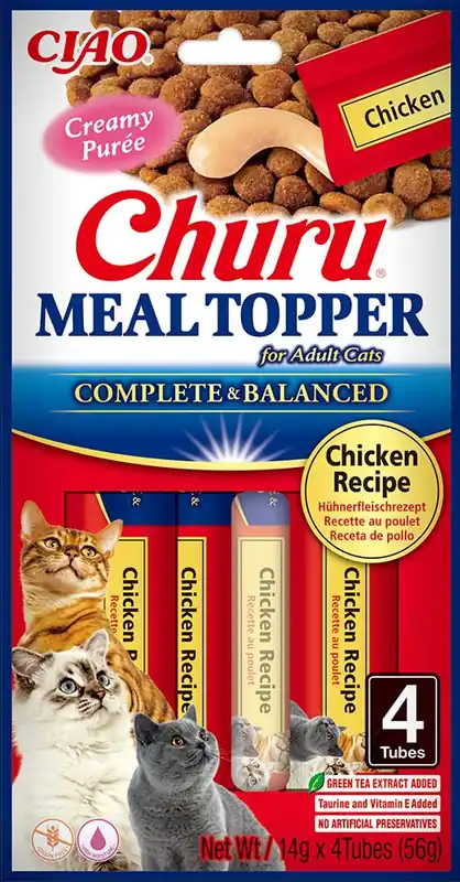 Premium Cat Meal Topper Chicken 4x14g