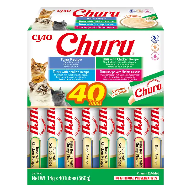 Lägg i varukorgen Cat Cremy Tuna Seafood Varieties 40x14g