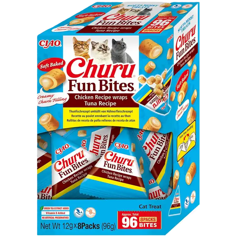 Snabb leverans Cat Fun Bitestuna 12 g x 8pack