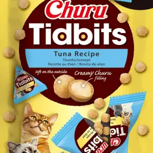 Sänkt pris Tidbits 3p Tuna Recipe kattgodis 3x12g