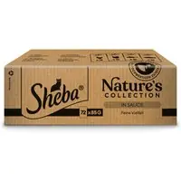 Utförsäljning Ekonomiförpackning Sheba Nature‘s Collection 144 x 85 g - Fin variation i sås