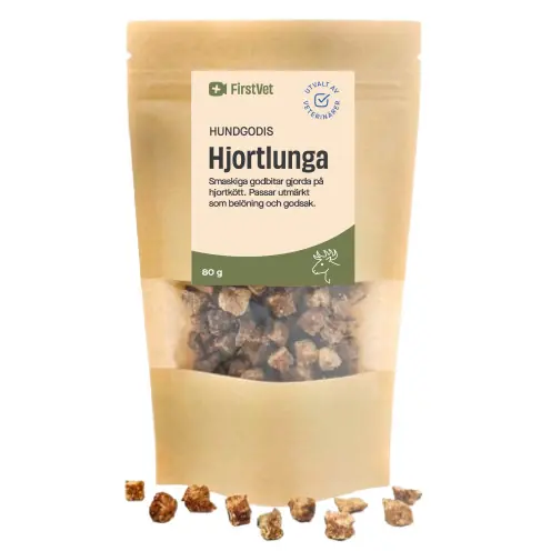 FirstVets hundgodis - hjortlunga - 80 g Outlet