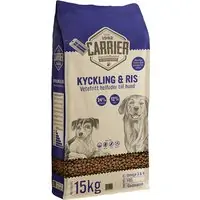 Carrier Kyckling & ris hundfoder - 15 kg Bästa pris