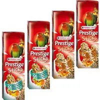 Lägg i varukorgen Blandpack Versele-Laga Prestige Sticks - Stora parakiter - 4 x 2 sticks (560 g)