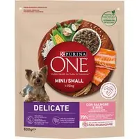 PURINA ONE Mini Delicate Lax & ris - 800 g Rea