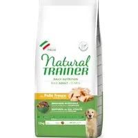 Trygg betalning Ekonomipaket 2 x 12 kg Trainer Natural Medium & Maxi - Maxi kyckling, ris, aloe vera