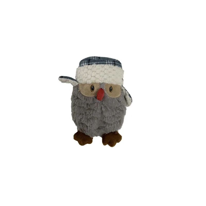 Bark-A-Boo Mistletoe Cabin Uggla 16 cm Nyhet