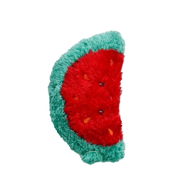 Billig Bark-A-Boo Tough Toys Summer Vattenmelon Mjuk Hundleksak