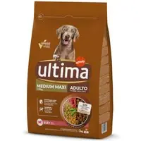 Ultima Medium/Maxi Adult Beef - 3 kg Extra rabatt