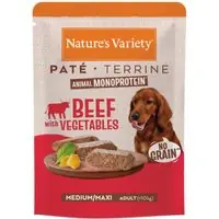 Nature‘s Variety Original Paté No Grain Medium/Maxi Adult 8 x 300 g - Nötkött Kundfavorit