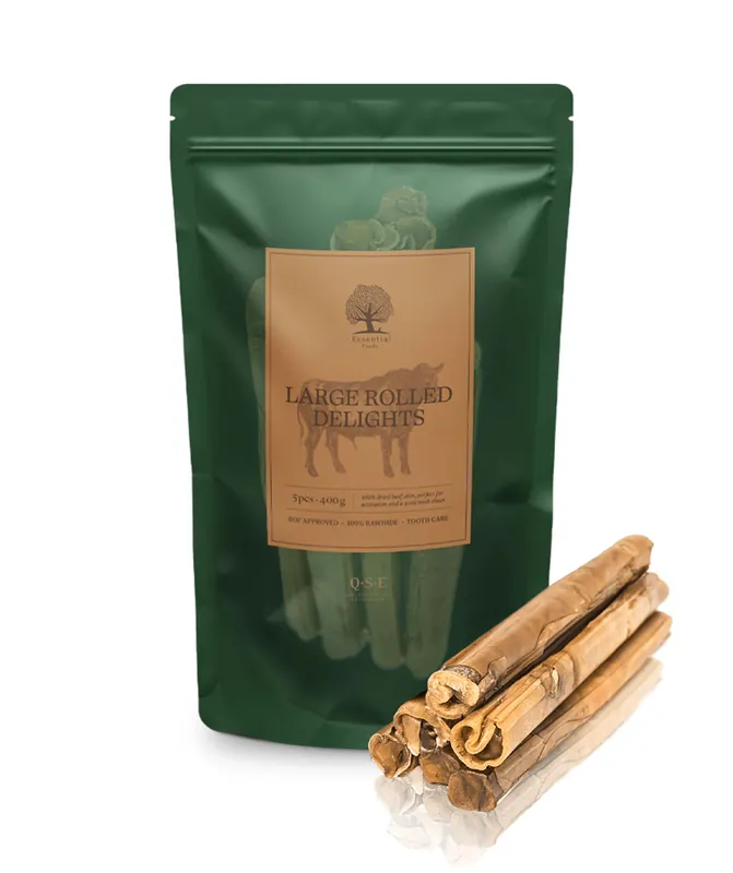 Billigare Essential Large Rolled Delights Hundgodis - 5 st