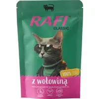 Rafi Cat Classic 10 x 100 g - Nötkött Premium