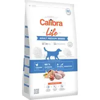Calibra Dog Life Adult Medium Breed Kyckling - Ekonomipack 2 x 12 kg Populär