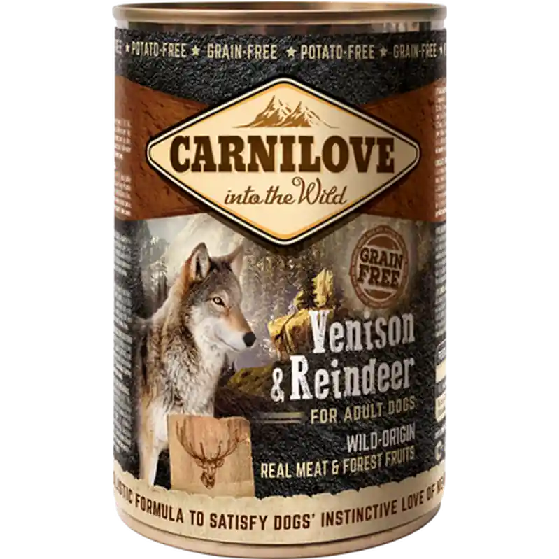 Dog Wild Meat Venison & Reindeer 400 g Lågt pris