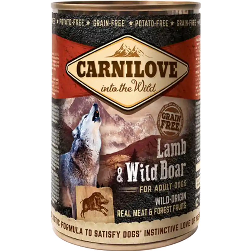 Dog Wild Meat Lamb & Wild Boar 400 g Nedsatt pris