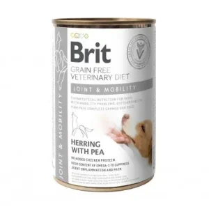 prisnedsättning Brit Joint & Mobility Herring med Ärtor 6 x 400 g för hundar