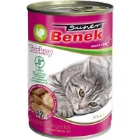 Ekonomipack Super Benek Grain Free Chunks 20 x 415 g - Kalkon i sås Kampanj