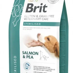 Kundfavorit Brit Sterilised Salmon & Pea för hundar
