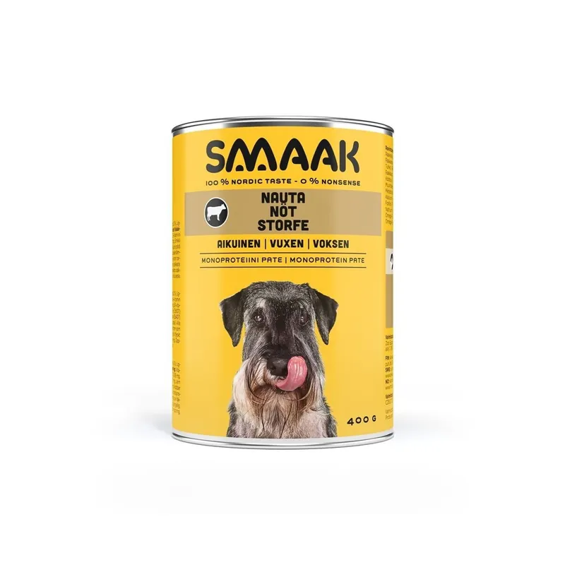 Kampanj SMAAK Dog Adult Nöt & Ris 400 g