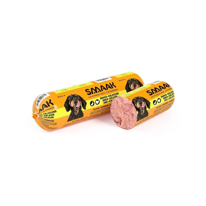 Populärt val SMAAK Köttkorv med Anka och Kalkon 800 g