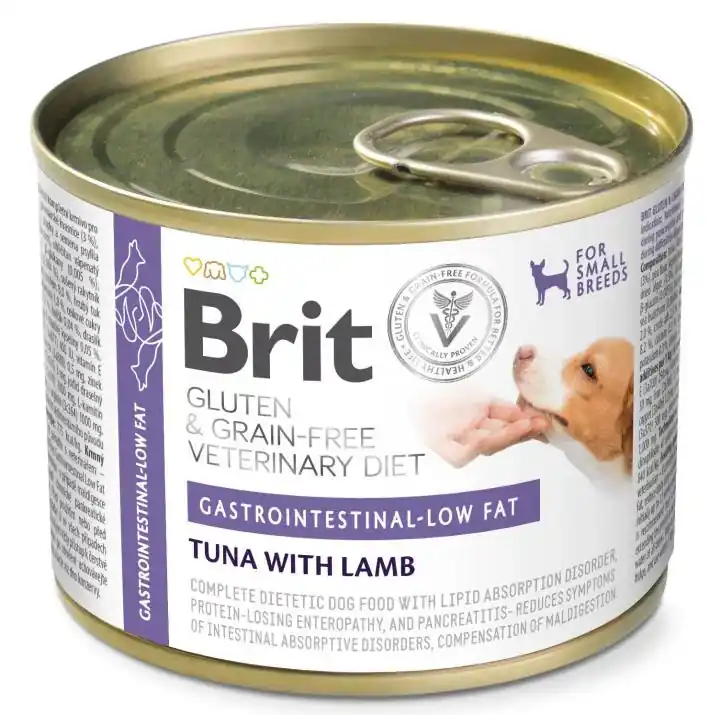 Brit Gastrointestinal low fat tonfisk med lamm för hundar 6 x 200 g Sista chansen