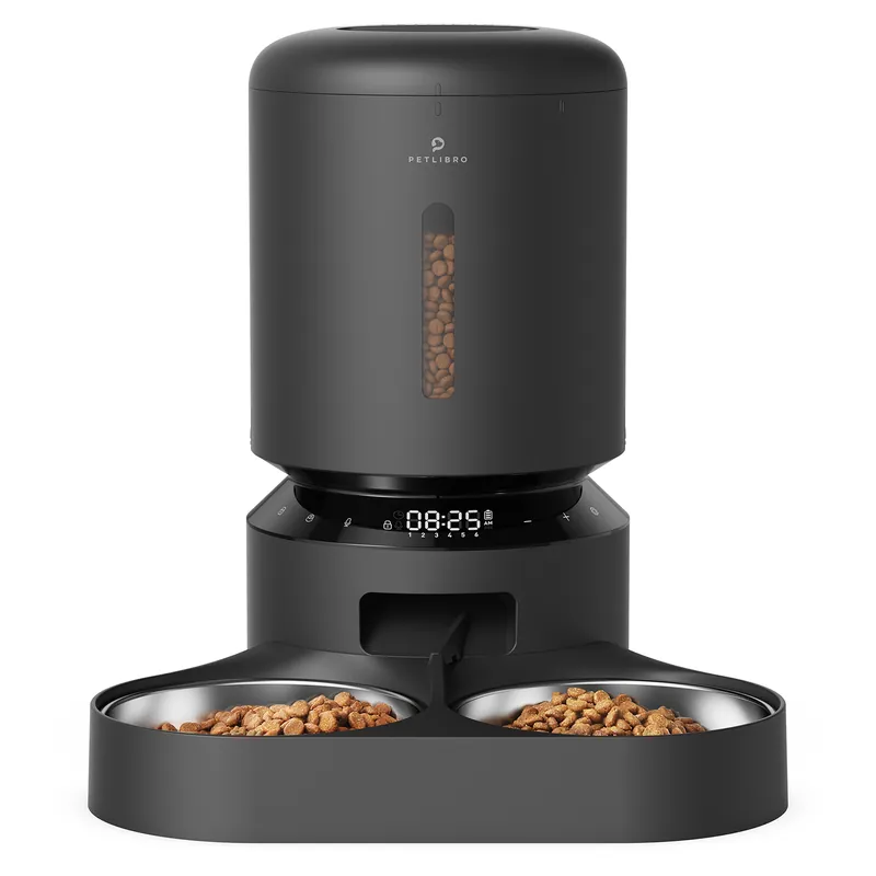 Begränsad tid Granary Dual Food Tray foderautomat Svart 5L