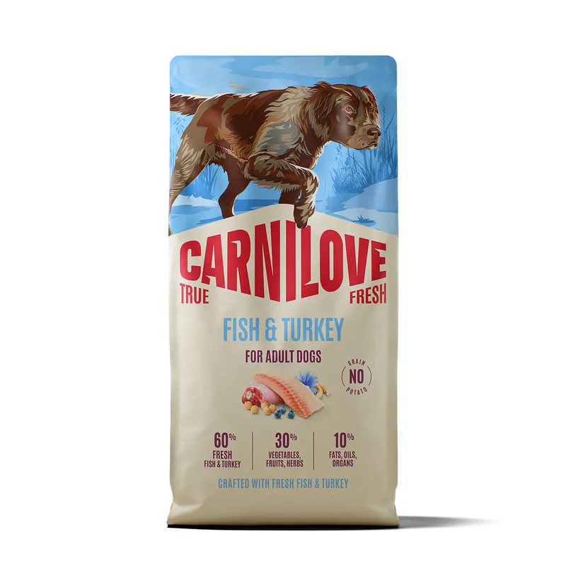 Endast denna vecka Carnilove True Fresh Dog Adult Fish & Turkey Torrfoder till Hund