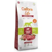 Calibra Life Junior Large Breed med färskt nötkött - Ekonomipack 2 x 12 kg Nyhet