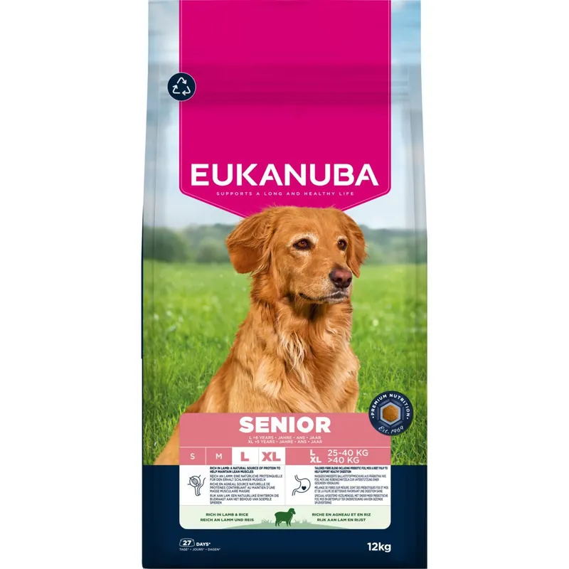 Säker betalning Eukanuba Dog Senior Large Breed Lamb & Rice