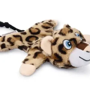 Beeztees Taki leopard gosedjursleksak 19 cm för hundar I lager