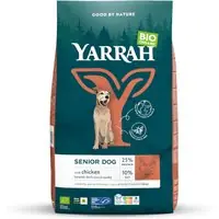 Yarrah Ekologisk Senior med ekologisk kyckling - Ekonomipack 2 x 10 kg Snabb frakt