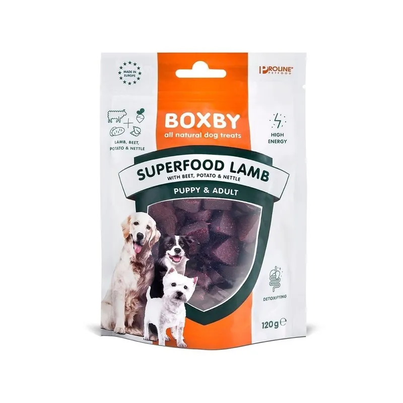 Boxby Superfood Lamm, Beta & Nässla 120 g Säker betalning