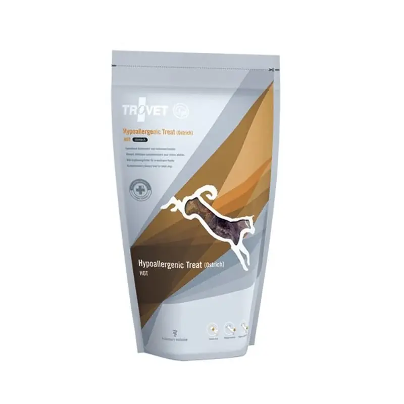 Trygg betalning Trovet HOT Struts mage Hypoallergen godis för hundar 150 g