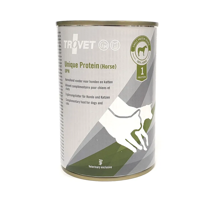 Trovet Unique Protein UPH häst för katt och hund 6 x 400 g Kampanj