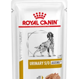 Endast denna vecka Royal Canin Veterinary Diets Urinary S/O Ageing 7+ våtfoder för hund 85g PROVFÖRPACKNING