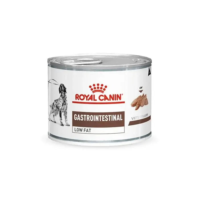Endast idag Royal Canin Veterinary Diets Gastrointestinal Low Fat Loaf Can våtfoder för hund 12 x 200 g