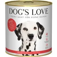 Dog‘s Love Adult 6 x 800 g - Nötkött Säker betalning