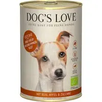 Dog´s Love Ekologisk 6 x 400 g - Ekologiskt nötkött Nyhet