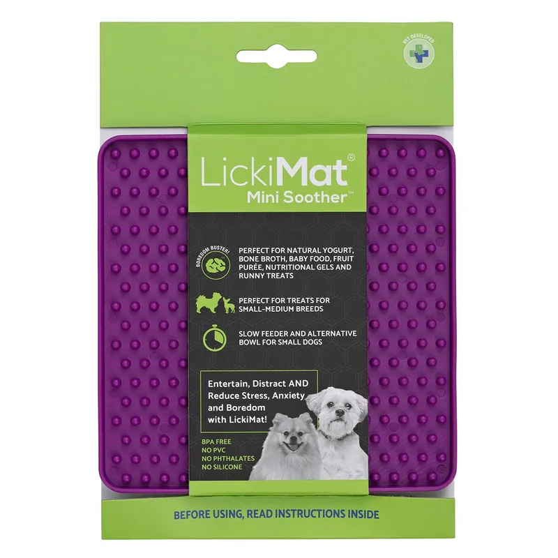 LickiMat Soother Slickmatta Mini Gul Kampanj