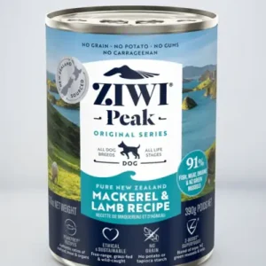 ZiwiPeak Makrill och Lamm för Hundar 12 x 390 g Extra rabatt