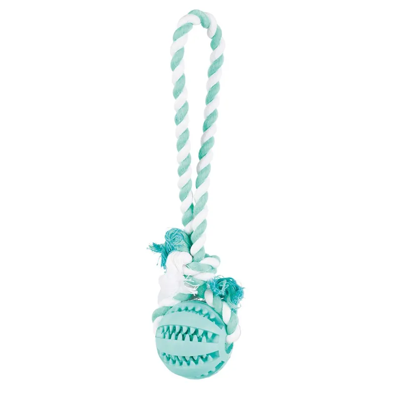 Denta Fun, Gummiboll i bomullsrep 7/24 cm Handla nu