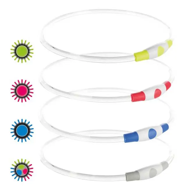 Begränsad tid Flash light ring USB, L-XL 65 cm/ø 8 mm, multi-färg