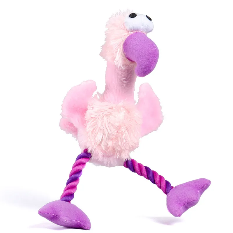 Billigare Hundleksak Fågel med rep