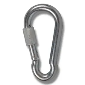 Karbinhake med spärrskruv 100 mm Kampanj