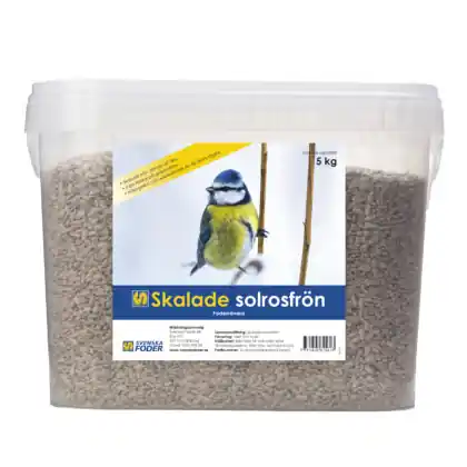 Fynd Solrosfrö skalade hink 5 kg