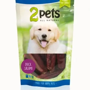 2pets Dogsalami Duck 100 g prisnedsättning
