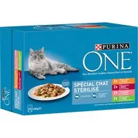 Sista chansen PURINA ONE Sterilised - 8 x 85 g