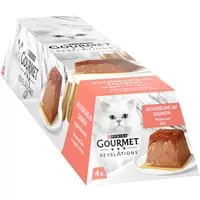 3 + 1 på köpet! 16 x 57 g Gourmet Revelations Mousse / Fine Cuts - Mousse lax (4 x 4 x 57g) Begränsat antal
