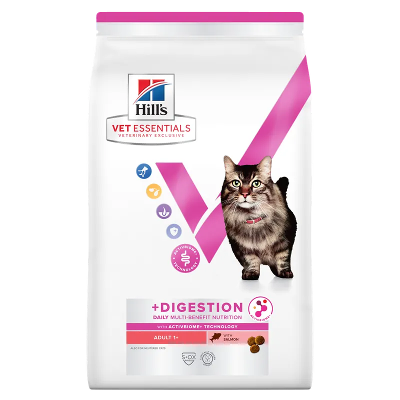 Hill‘s Vet Essentials Feline Adult 1+ Healthy Digestion Biome 1,5 kg Nedsatt pris