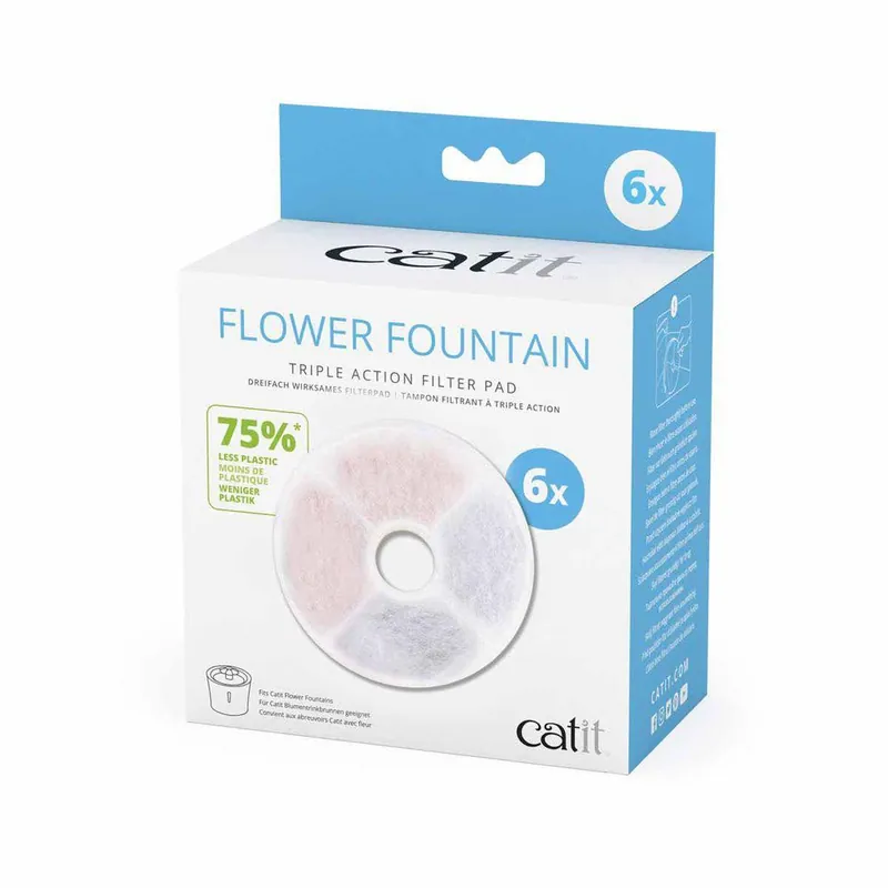 Kundfavorit Mjukgörande vattenfilter catit Triple Action 6 st